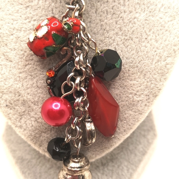 Signed vintage Steilmann tassel necklace - Picture 3 of 8